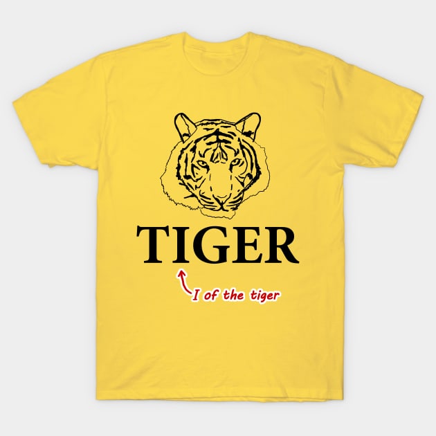 I Of The Tiger T-Shirt by WonderEggplant